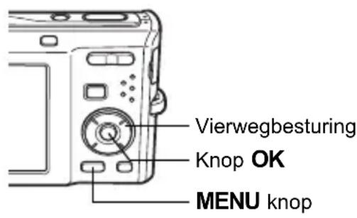 PENTAX Optio L50 - De helderheid van het scherm aanpassen - 3