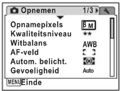 PENTAX Optio L50 - Gevoeligheid instellen - 4