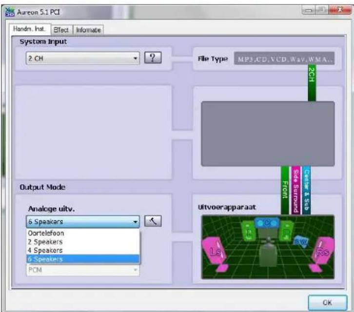 TERRATEC Aureon 5.1 PCI - Output Mode - 1
