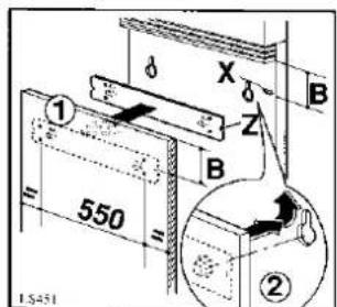 FRIGIDAIRE FD 604Z - Voorbereiden en plaatsen van het decorpanel - 1