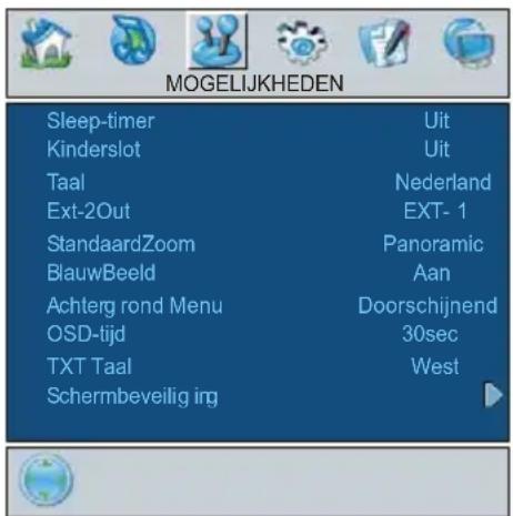 HITACHI 42PD8A10 - Mogelijkheden-menu - 1