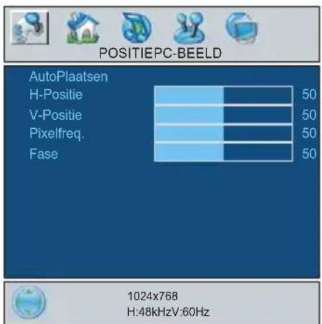 HITACHI 42PD8A10 - PCbeeldPositieMenu - 1