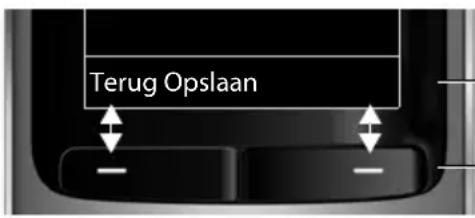 GIGASET S800H - Displaytoetsen - 1