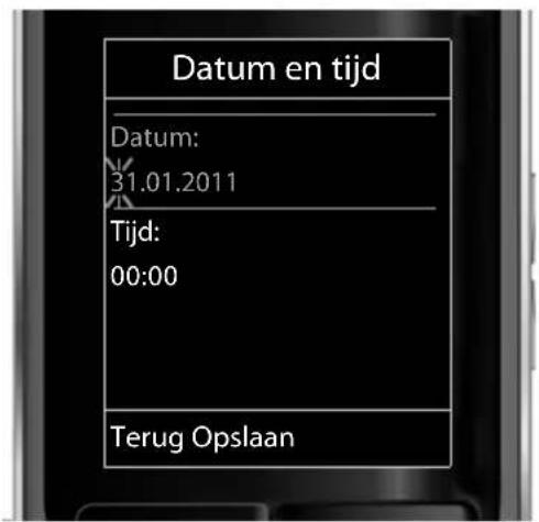 GIGASET S800H - Datum en tijd instellen - 2