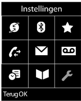 GIGASET S800H - Hoofdmenu (hoogste menuniveau) - 1