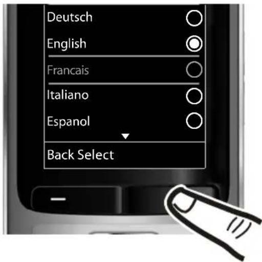 GIGASET S800H - Displaytaal wijzigen - 4