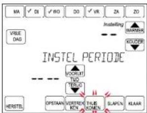 HONEYWELL Chronotherm Touch Modulation - Een periode uitschakelen - 1