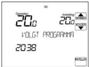 DO Generation 20.0 VOLGT PROGRAMMA 2038 Instelling 20.0 NOMES NODDER INSTALLER