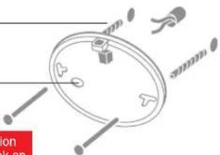 HONEYWELL Round Modulation - Stap 1 : Thermostaat installeren - 2