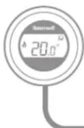 HONEYWELL Round Modulation - Aansluiting bedrading op cv-toestel. - 1