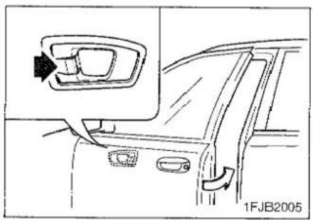 KIA Carens II - Automatische Portiersloten Portiersloten bedienen - met de sleutel - 1