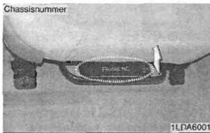 Chassisnummer PHASE NC 1LDA6001