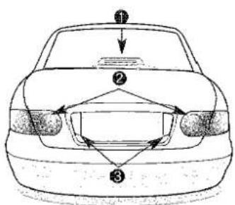 KIA Opirus - Vervangen van lamp achterlichtunit - 4