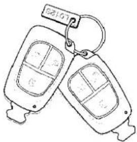 KIA Opirus - E-KEY (ELEKTRONISCHE SLEUTEL) - 1