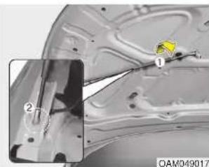 KIA Soul - Motorkap; openen van - 2