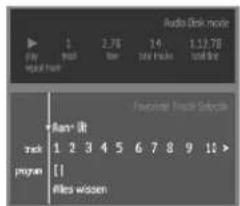 Audio Disk mode Play play time 1 2.70 14 1.57.70 load time load time Fasterer Track Selects 8am* 8t 1 2 3 4 5 6 7 8 9 10 > pack prayan [1] Files wisdom