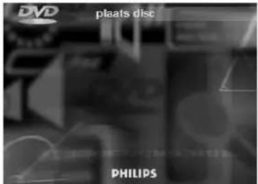 DVD plaats disc PHILIPS