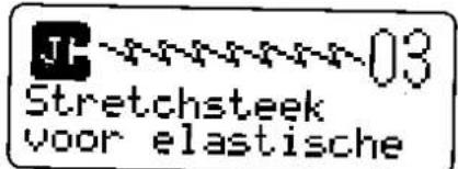 JF 03 Stretchsteek voor elastische
