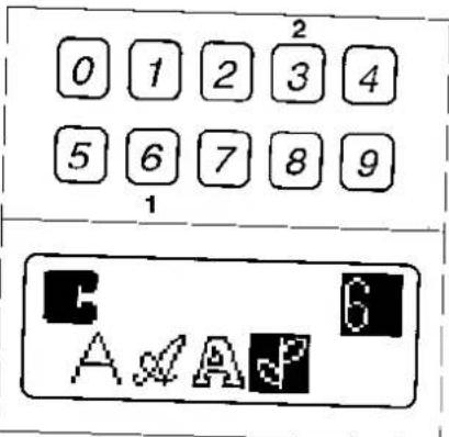 0 1 2 3 4 5 6 7 8 9 1 C A √A √6