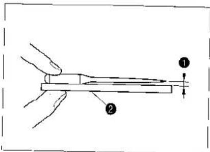 BROTHER Super Ace II M955 - Controleren van de naald - 1