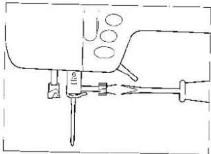 BROTHER Super Ace II M955 - Installeren van de naald - 1