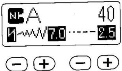 NE A 40 ↑ 7.0 -2.5 - + - + - +