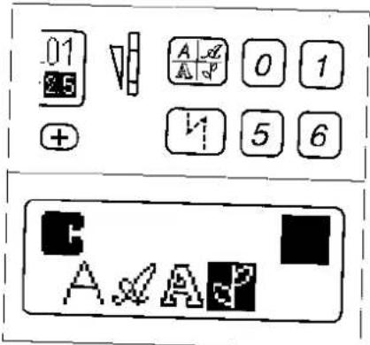 01 25 + A A A √ 0 1 ↓ 5 6 C A √ A √