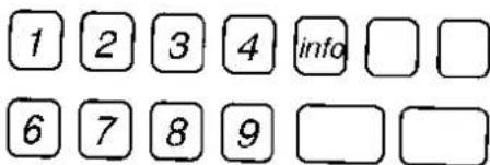 1 2 3 4 info □ □ 6 7 8 9 □ □