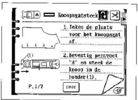 BROTHER Super Galaxie M2100 - (Voorbeeld) Knoopsgaten - 4