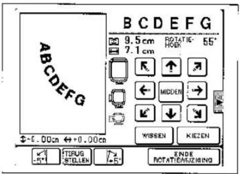 BROTHER Super Galaxie M2100 - Roteren van de letters - 1