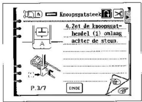 BROTHER Super Galaxie M2100 - (Voorbeeld) Knoopsgaten - 6