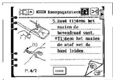 BROTHER Super Galaxie M2100 - (Voorbeeld) Knoopsgaten - 7