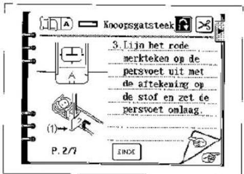 BROTHER Super Galaxie M2100 - (Voorbeeld) Knoopsgaten - 5