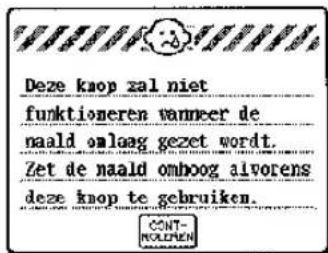 BROTHER Super Galaxie M2100 - Foutmelding - 17