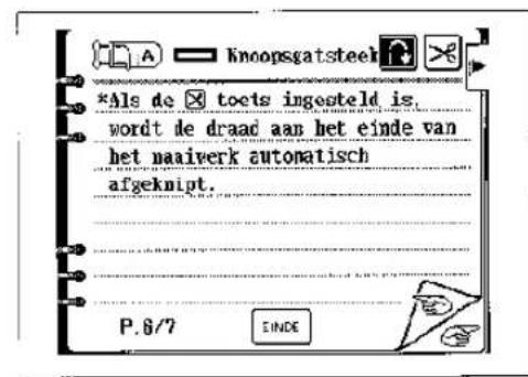 BROTHER Super Galaxie M2100 - (Voorbeeld) Knoopsgaten - 9