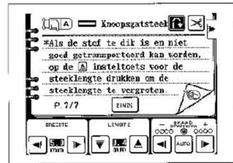 BROTHER Super Galaxie M2100 - (Voorbeeld) Knoopsgaten - 10