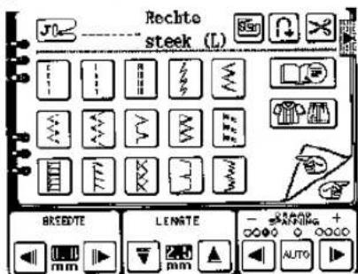 BROTHER Super Galaxie M2100 - U kunt de spanning verminderen door op de "◀" -toets te drukken - 1