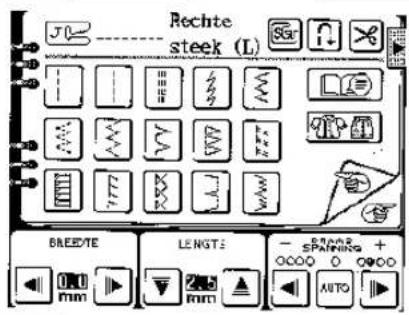 BROTHER Super Galaxie M2100 - U kunt de spanning vergroten door op de "▶"-toets te drukken - 1