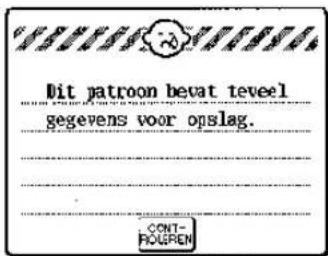 BROTHER Super Galaxie M2100 - Foutmelding - 15