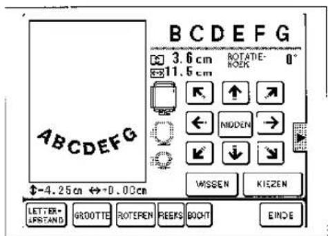 BROTHER Super Galaxie M2100 - Afstand tussen letters - 1