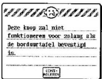 BROTHER Super Galaxie M2100 - Foutmelding - 11