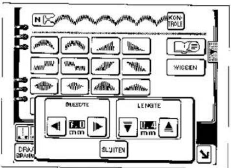 BROTHER Super Galaxie M2100 - Naaien van letters en patronen met gebruik van satijnsteken - 1