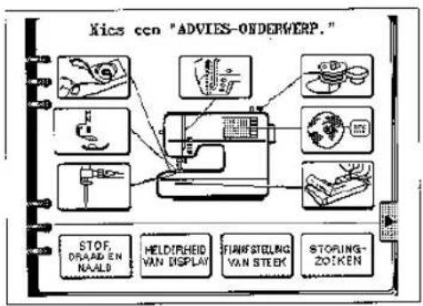 BROTHER Super Galaxie M2100 - BIJSTELLEN VAN EEN STEKENPATROON - 1