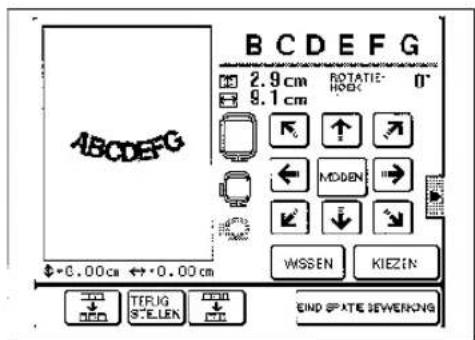 BROTHER Super Galaxie M2100 - Afstand tussen letters - 2