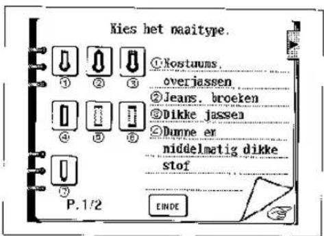BROTHER Super Galaxie M2100 - (Voorbeeld) Knoopsgaten - 3