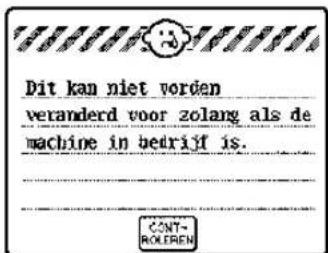 BROTHER Super Galaxie M2100 - Foutmelding - 16