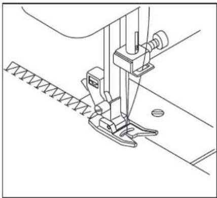 Gritzner Hobby II - Dubbele overlock steek - 2