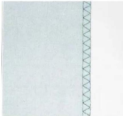 Gritzner Tipmatic 6152 DFT - Hoe ziet een overlocksteek eruit? - 2