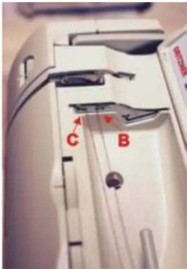C B