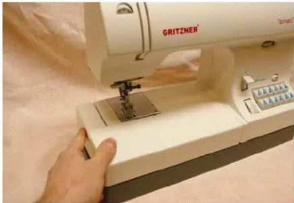 Gritzner Tipmatic 6152 DFT - Voetpedaal aansluiten - 2